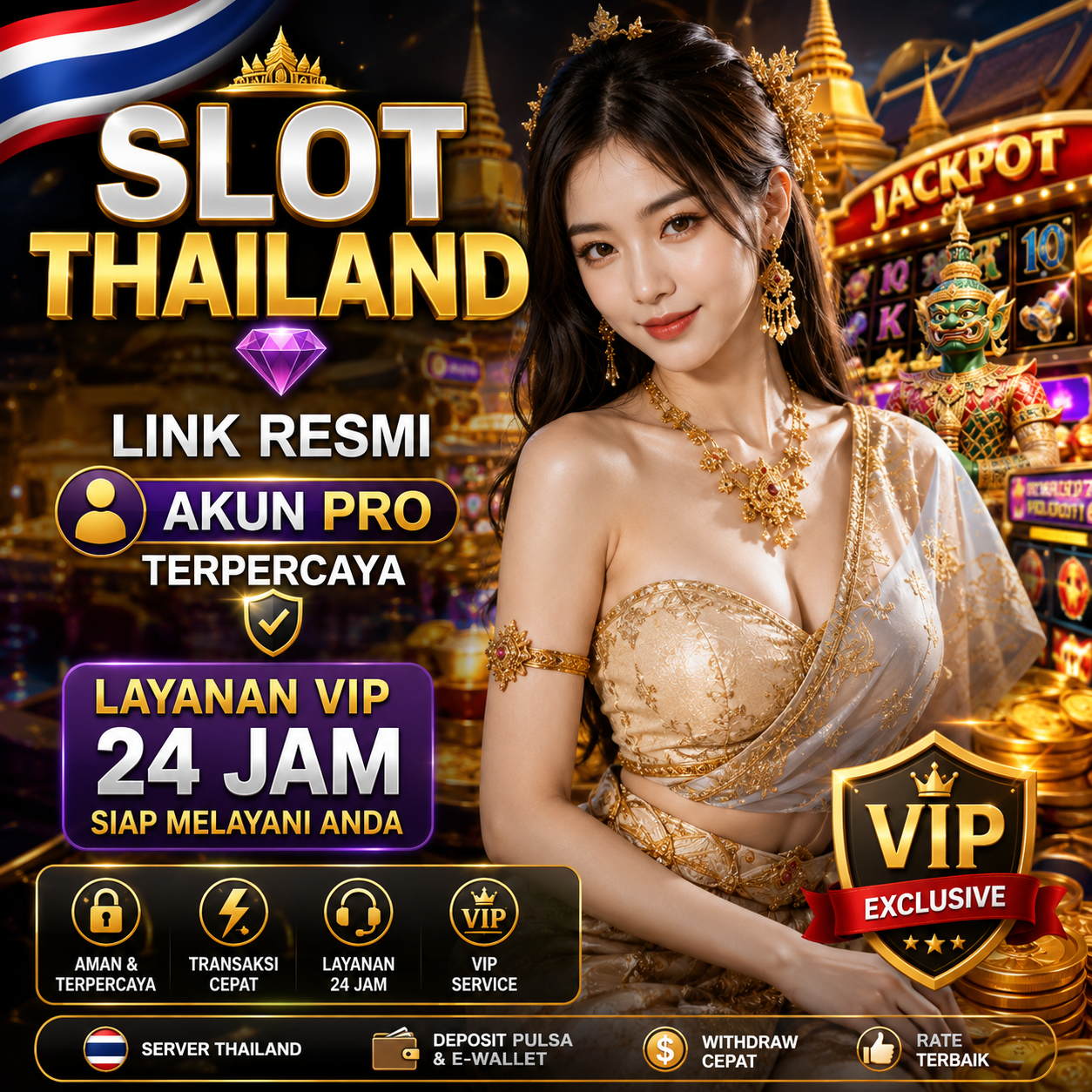 SLOT THAILAND 💎 Link Resmi Akun Pro Terpercaya dan Layanan VIP 24 Jam